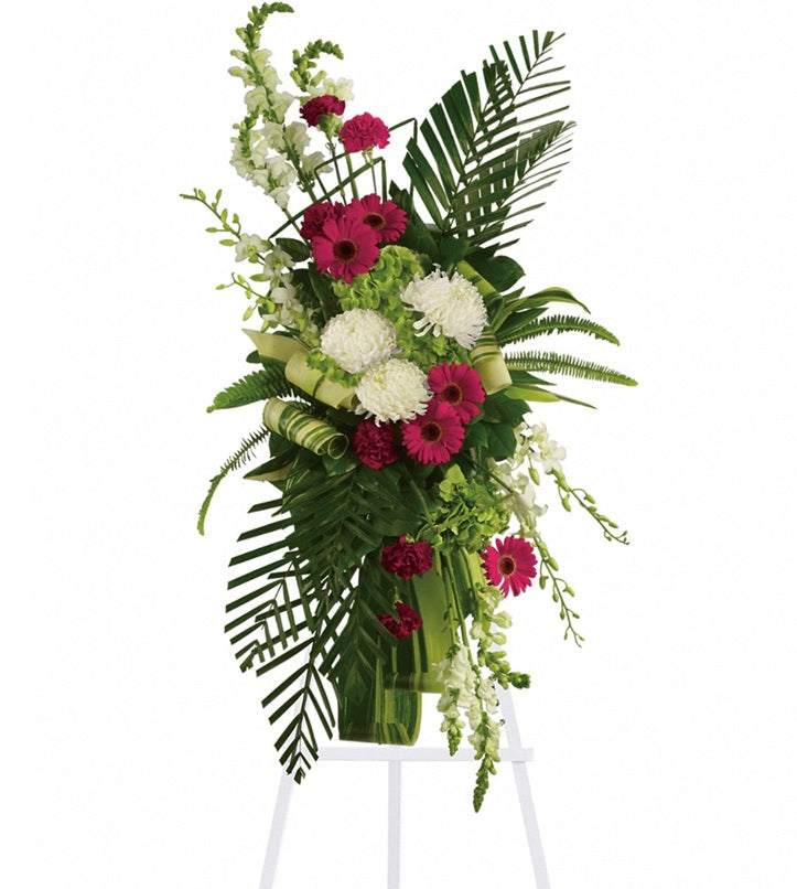 Gerberas and Palms Spray